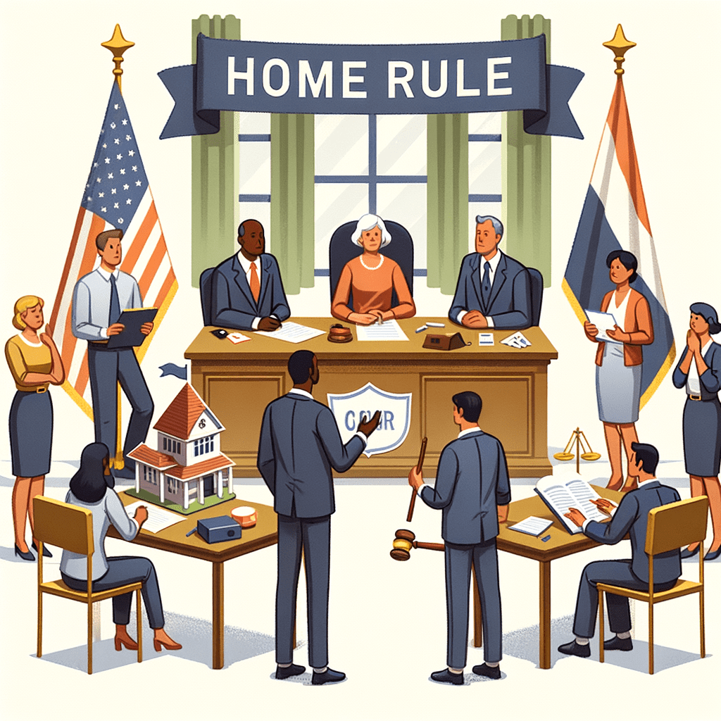What power does home rule give local government?